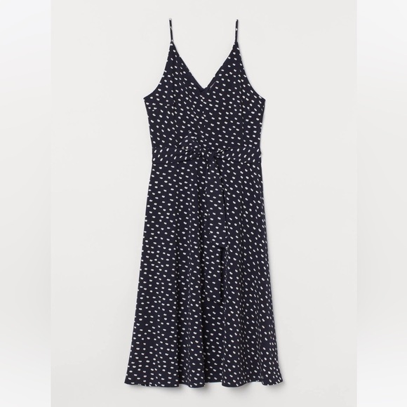 H&M Dresses & Skirts - H&M Black and White Polka Dot Dress